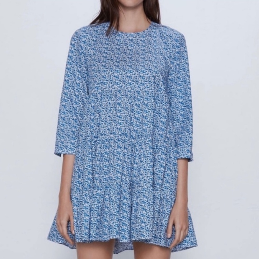 Zara Tiered Baby Doll Dress